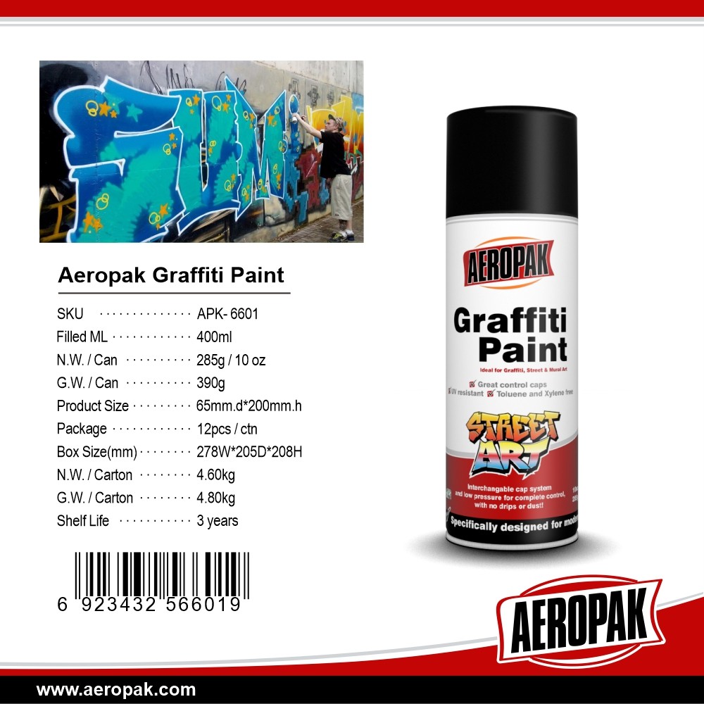 Tinta spray grafite sem benzeno